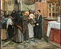 El beso de la reliquia - Joaquín Sorolla